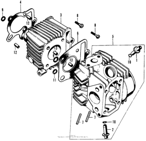 SL70 Цилиндр и головка цилиндра