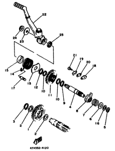 RD500LC Стартер