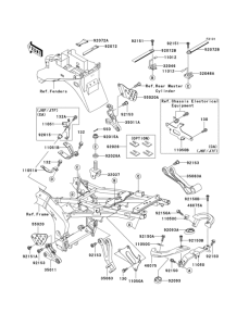 ZX600 Frame fittings(1 / 2)