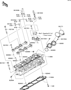 ZG1400 Головка цилиндров