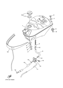 T110 Топливный бак