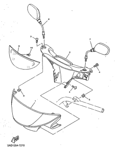 YN50R Обтекатель 1