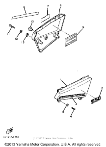 XT550K Side cover tool