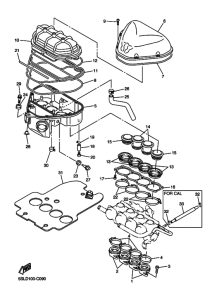 YZF-R6S Впускная система