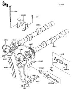 ZG1000 Распредвал