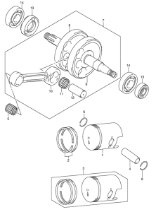 JR50 Вал коленчатый