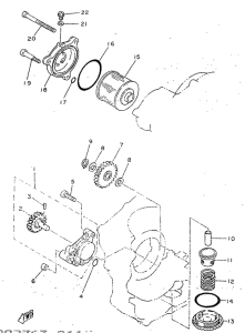 SR250 Масляный насос