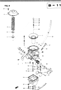 DR250 Carburetor assy