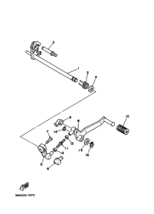 TZR250 ｼﾌﾄｼﾔﾌﾄ
