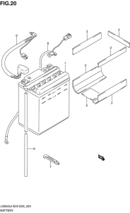 LS650 Аккумулятор