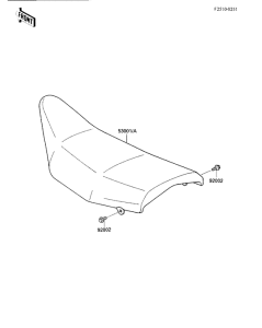 KX500 Пружина