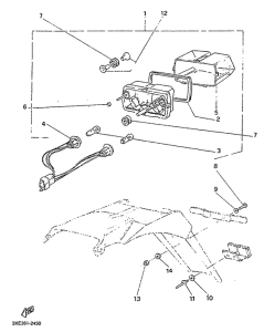 TDR125R Фонарь