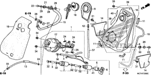 FSC600 (ABS) Топливный бак