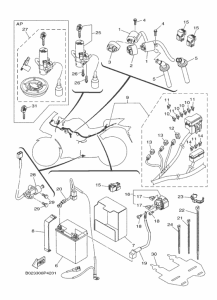YZF-R3A Электрика 1