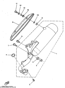 YN50R Выхлопная система