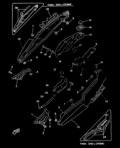TZR50 Cuerpo central