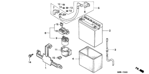 XL600V Аккумулятор