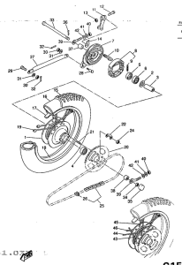 DT50R Переднее колесо