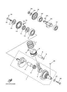 TW225E ｸﾗﾝｸｼﾔﾌﾄ. ﾋﾟｽﾄﾝ
