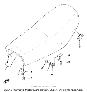 TT500F Сиденье