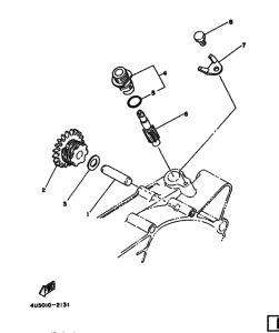 YSR80 YSR80D Передача тахометра