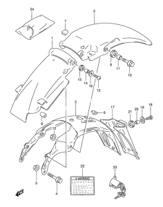 TS50 Заднее крыло