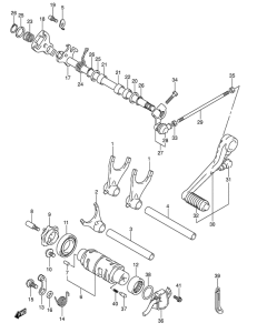 GSX-R600 Переключение передач