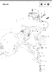 DR250 Задний комбинированный сигнал