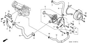 CBR900RR Водяная помпа