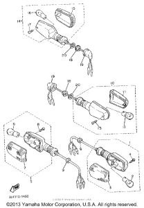 FZR1000EC Поворотники