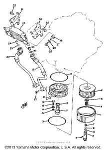 XS850G Oil cooler oil cleaner
