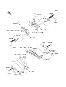 ZX1000 Подножки
