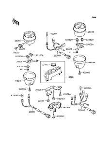 ZL400 Спидометр
