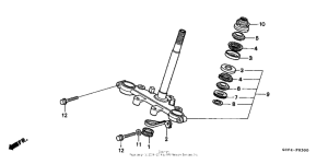 XR70R Траверса нижняя