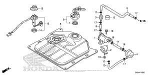 NPS50 Топливный бак