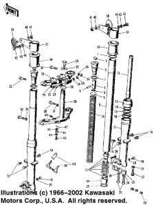  Вилка передней оси