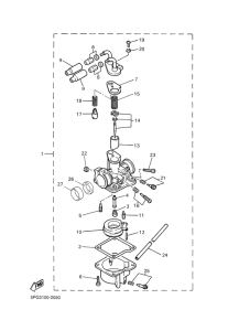 PW50 Карбюратор