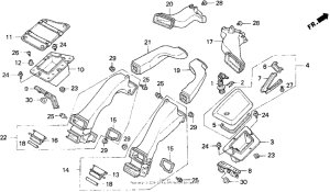 GL1500SE Воздуховод