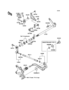 ZX1000 Механизм переключения передач