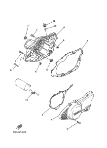 SR250 Cubierta de carter 1