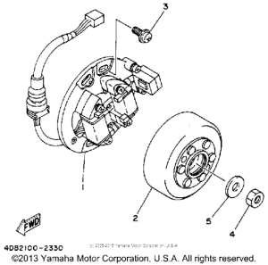 YZ125D1 Генератор