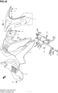 AN400Z (ABS) Front Leg Shield (An400Zal4 E28)