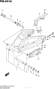 GSX1300R (ABS) Rear Swingingarm