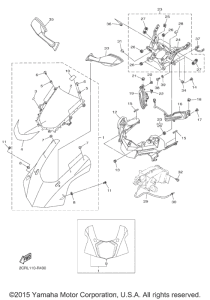 YZF-R1 Обтекатель 1