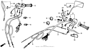 CMX250C Рулевые переключатели