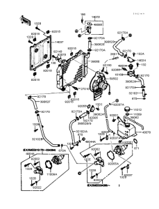 EX250 Радиатор