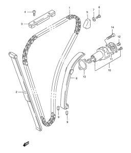 GS500 Держатель направляющей