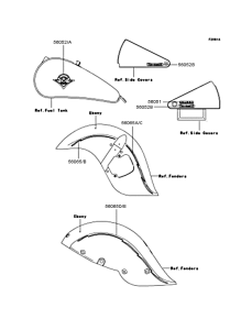 VN400 Наклейки