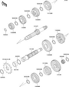KX500 Трансмиссия