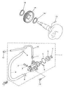 YA50R Масляный насос